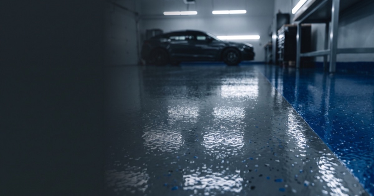 Coated concrete floor — 904 Epoxy Coatings guides on coatings in Florida